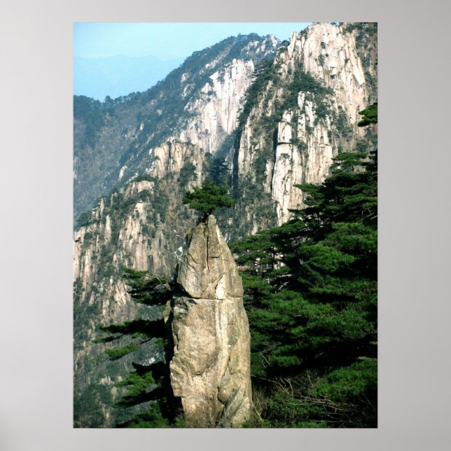 Auf dem Gipfel - Huangshan Poster (Vorne)
