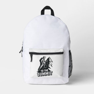 Auf dem Gipfel Wandererlebnis Bedruckter Rucksack