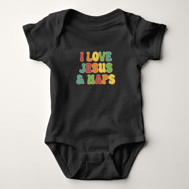 Auf dem Glauben basierender Baby Bodysuit Strampler (Vorderseite)