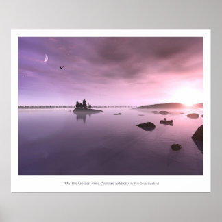 Auf dem Golden Pond (Sunrise Edition) Poster