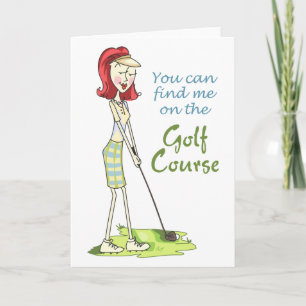 Auf dem Golfplatz Karte