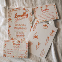 Auf dem heimischen Bauernmarkt Gezeichnet Babydusc