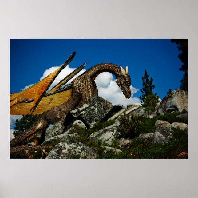 Auf dem Hügelposter Poster (Vorne)