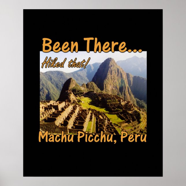 Auf dem Inka-Trail - Machu Picchu Poster (Vorne)