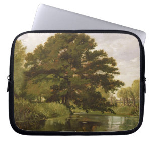 Auf dem Isis Waterperry, Oxfordshire, 1806 (Öl an Laptopschutzhülle
