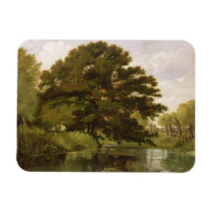 Auf dem Isis Waterperry, Oxfordshire, 1806 (Öl an Magnet