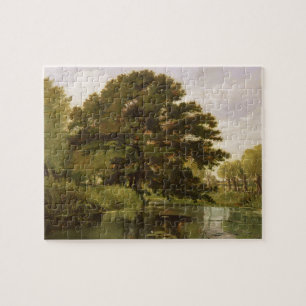 Auf dem Isis Waterperry, Oxfordshire, 1806 (Öl an Puzzle