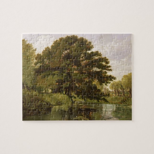 Auf dem Isis Waterperry, Oxfordshire, 1806 (Öl an Puzzle (Horizontal)