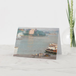 Auf dem Kai   William Blair Bruce Karte