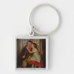 Auf dem Knie des Großvaters Schlüsselanhänger