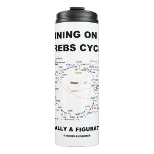 Auf dem Krebs Cycle Biochemistry Geek Spaß laufen Thermosbecher