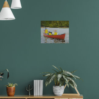 Auf dem Lago Print Poster