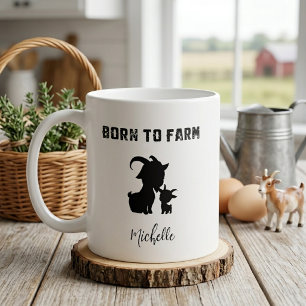Auf dem Land geboren - Landleben, ländliche Wurzel Kaffeetasse