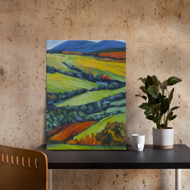 Auf dem Lande Leinwanddruck (Von Creator hochgeladen)