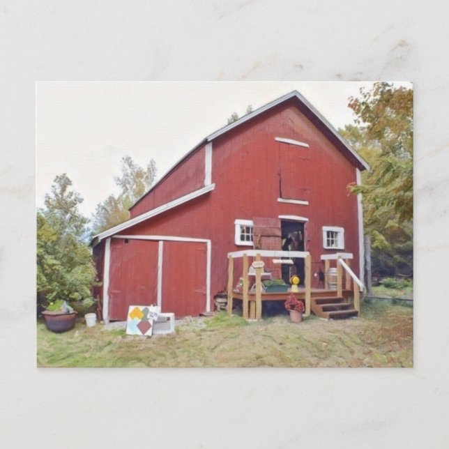 Auf dem Leichtbauernhof Postkarte (Vorderseite)