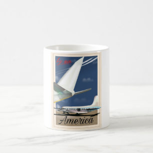 Auf dem Luftweg - Amerika Tasse