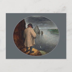 Auf dem Mond pisst Postkarte