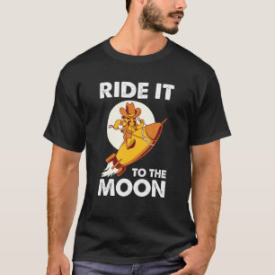 Auf dem Mond reiten - Funny YOLO Trading Meme Gesc T-Shirt