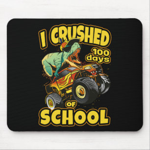 Auf dem Monster-Lkw zerbrach ich 100 Schultage Mousepad