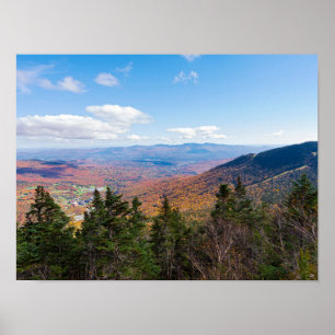 auf dem Mount Mansfield mit Blick auf die Bucht Poster