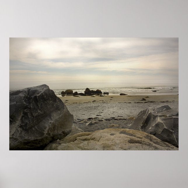 Auf dem Rocks Fine Art Print Poster (Vorne)