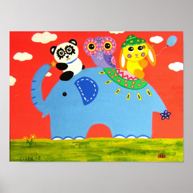 Auf dem Rücken eines Riesen Poster (Vorne)