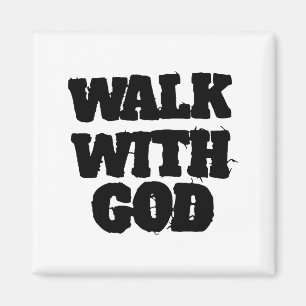 Auf dem Rückweg mit Jesus Gott Christliche Männer  Magnet