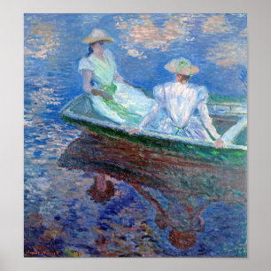Auf dem Schiff, Monet Poster