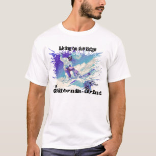Auf dem Schleifen RandSnowboard-j2A Kalifornien T-Shirt