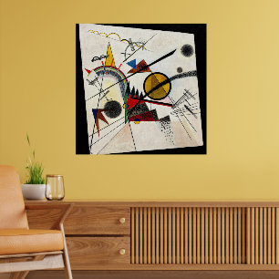 Auf dem Schwarzen Platz von Kandinsky Poster