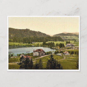Auf dem See Titisee, Schwarzwald, Baden, Deutschla Postkarte