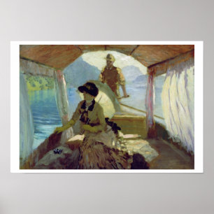 Auf dem See von Quattro Cantoni, 1881 Poster