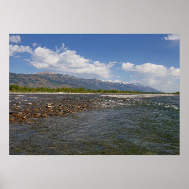 Auf dem Snake River II treiben Poster (Vorne)