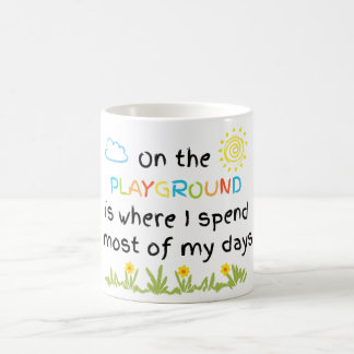 Auf dem Spielplatz Kaffee-Tasse Kaffeetasse