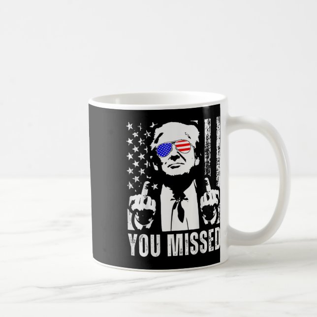 (auf dem Stapel) Sie haben Trump 2024 US-amerikani Kaffeetasse (Rechts)