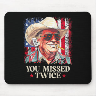 (auf dem Stapel) Sie haben zweimal Western Cowboy  Mousepad