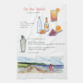 Auf dem Strand-Bartuch Küchentuch