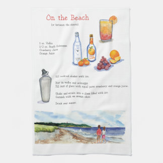 Auf dem Strand-Bartuch Küchentuch