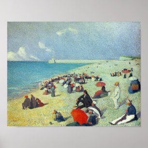 Auf dem Strand Poster