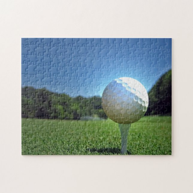 Auf dem T-Shirt Golf Puzzle (Horizontal)