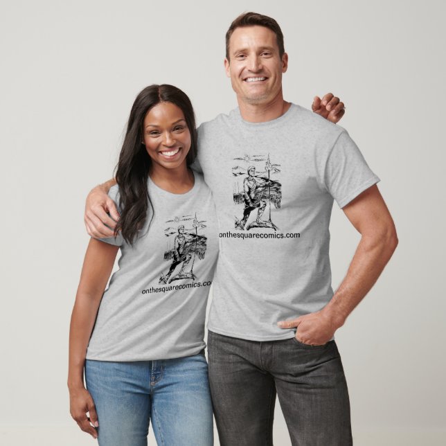 Auf dem T - Shirt Square Comic (Unisex)