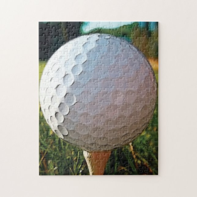 Auf dem Tee Golf Puzzle (Vertikal)