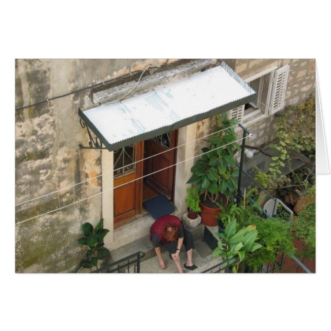 Auf dem vorderen Stoop (Vorderseite (Horizontal))