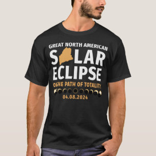 auf dem Weg der Totality Solar Eclipse 04 08 T-Shirt