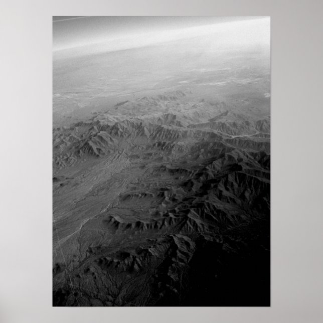 auf dem Weg nach Hawaii B&W Poster (Vorne)