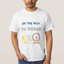 Auf dem Weg nach Paris - Männer - weißer T - Shirt