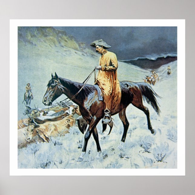 Auf dem Weg (Öl auf Leinwand) Poster (Vorne)