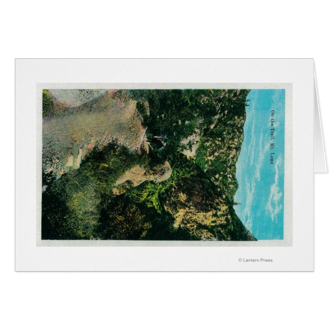 Auf dem Weg, Pferderücken am Berg Lowe (Vorderseite (Horizontal))