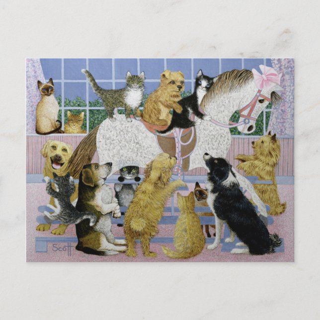 Auf dem Weg Postkarte (Vorderseite)