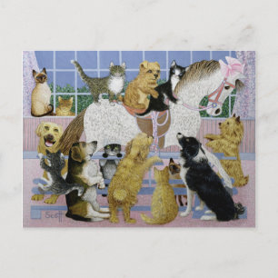 Auf dem Weg Postkarte